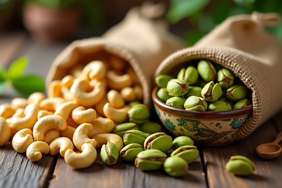 خواص بادام هندی و پسته